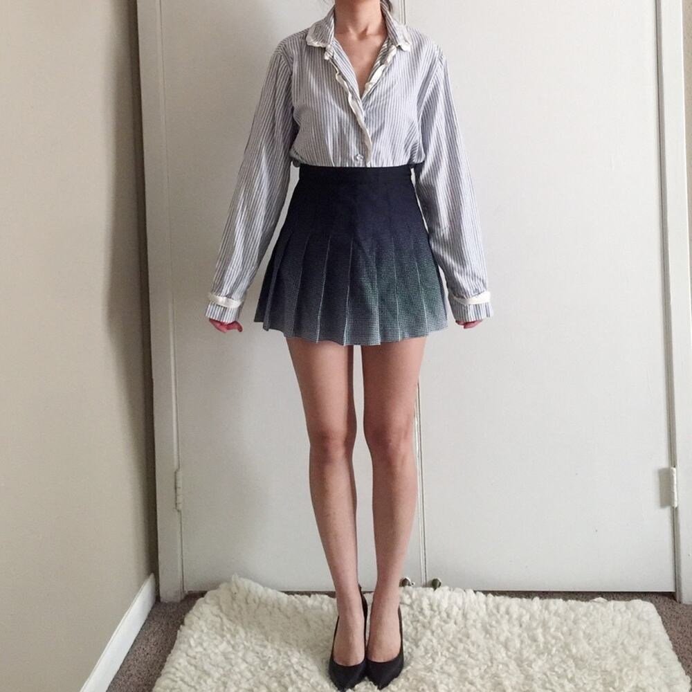 Victoria’s Secret Silk Trim Striped Top.-ZA3
